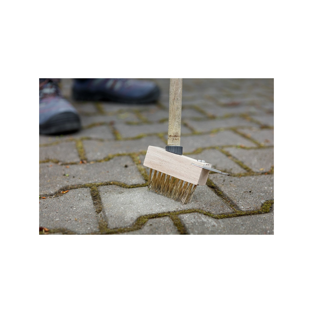 Vielinis šepetys grindinio akmenims su grandikliu 3 Vielinis šepetys grindinio akmenims su grandikliu 3