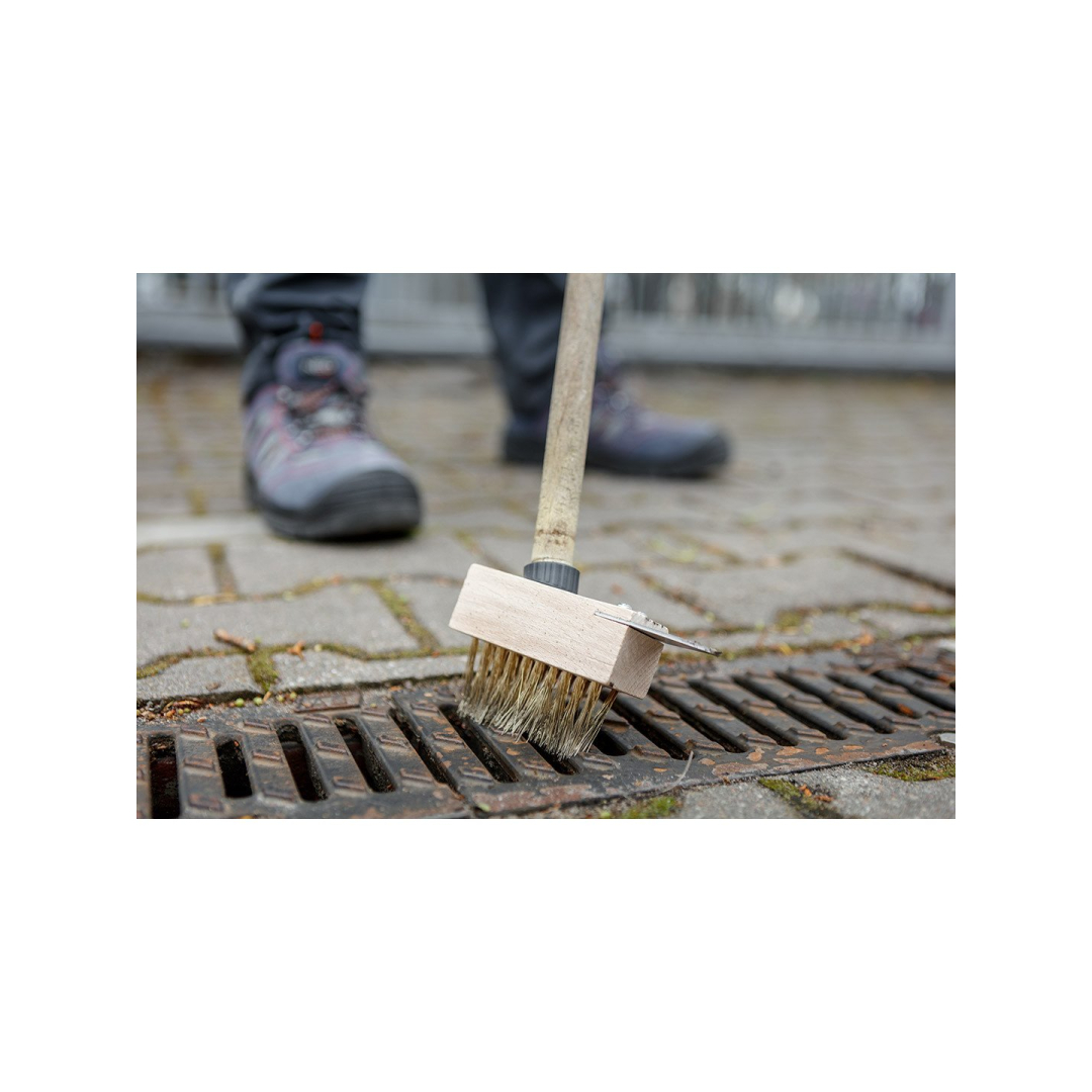 Vielinis šepetys grindinio akmenims su grandikliu 4