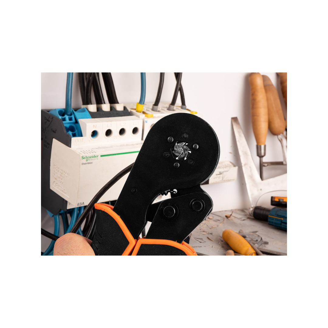 Vielos įvorės užveržimo įrankis šešiakampis profilis 0,1 - 16 mm2 3