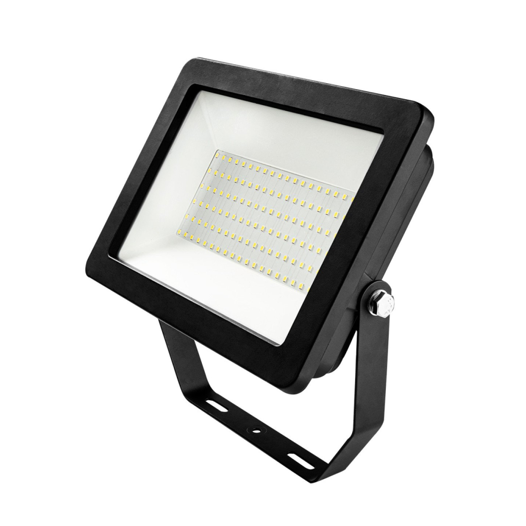 Viengubas prožektorius 100W SMD LED 8500lm ant 1,8 m trikojo su kabeliu 2 Viengubas prožektorius 100W SMD LED 8500lm ant 1,8 m trikojo su kabeliu 2