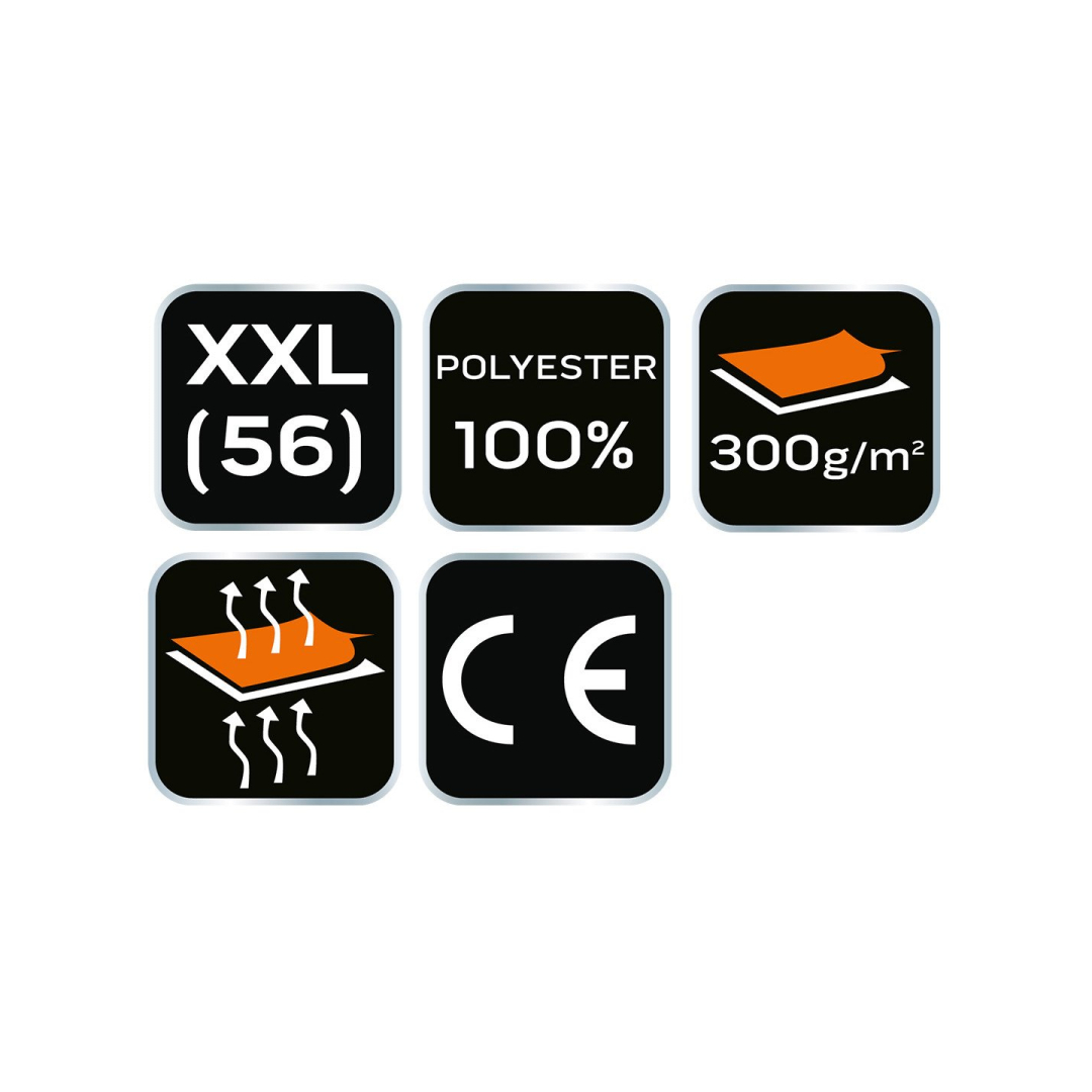 Vilnonė striukė, tamsiai pilka, dydis XXL 7