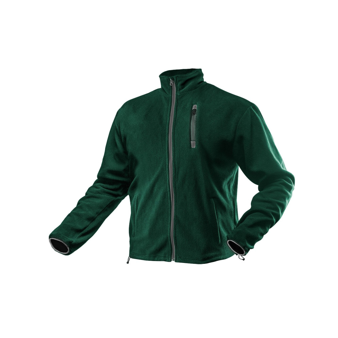 Vilnonė striukė, žalia, dydis M