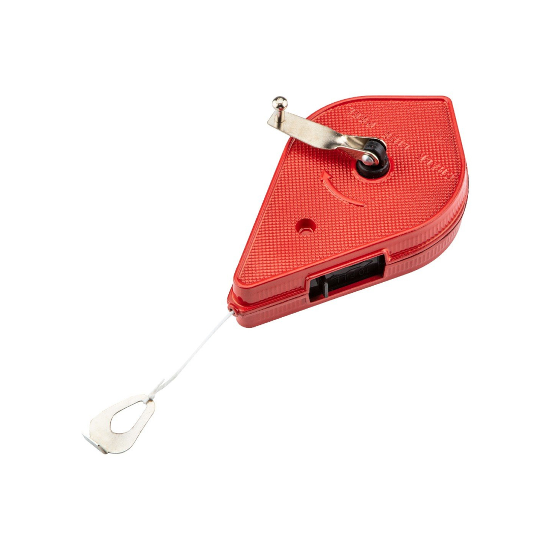 Virvė žymėjimui 15 m., metaliniame korpuse. Virvė žymėjimui 15 m., metaliniame korpuse.