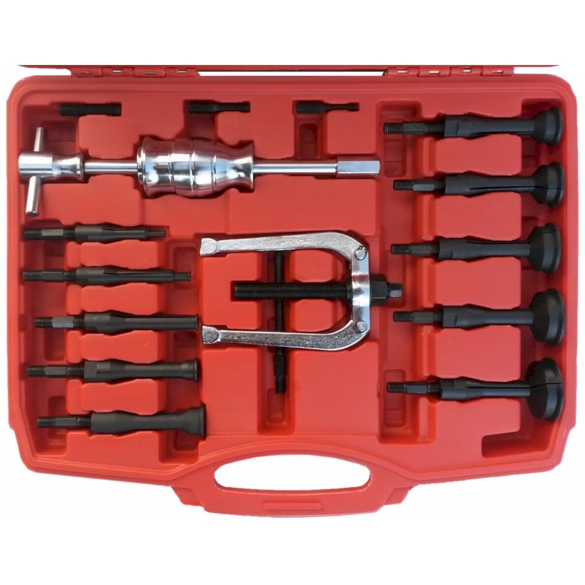 Vidinių guolių nuėmėjų komplektas su atbuliniu plaktuku | 8-58 mm | 16 vnt. (SK1016) Vidinių guolių nuėmėjų komplektas su atbuliniu plaktuku | 8-58 mm | 16 vnt. (SK1016)