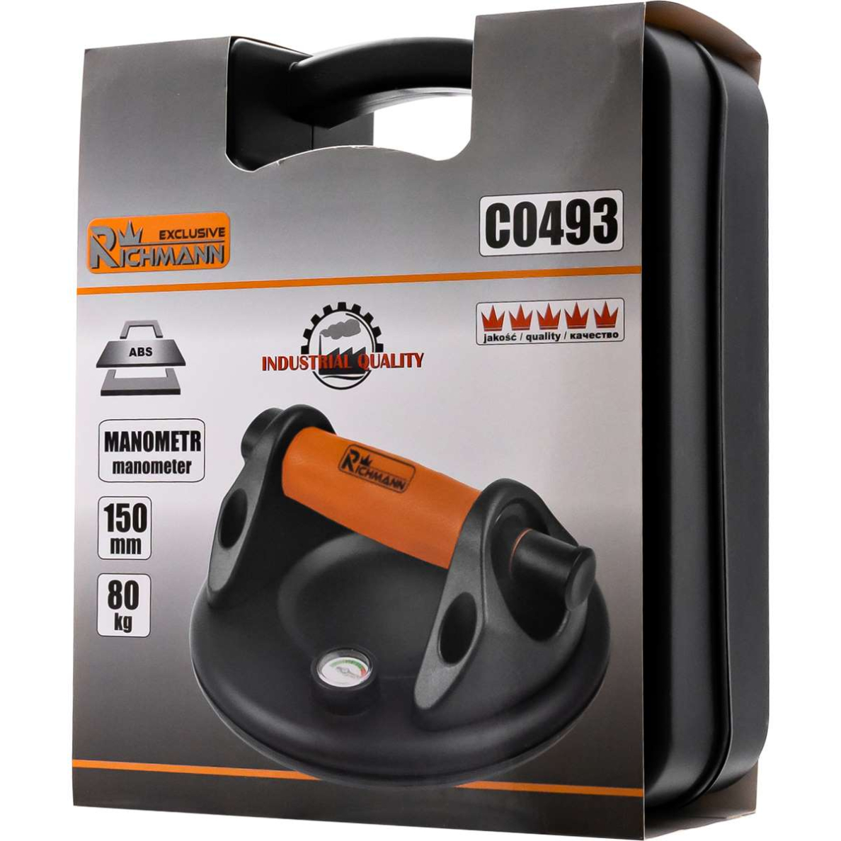 Viengubas stiklo laikiklis 200 mm iki 120 Kg. 4 Viengubas stiklo laikiklis 200 mm iki 120 Kg. 4