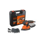 Vibracinis Šlifuoklis, 120 W MOUSE šlifuoklis 6 lapeliai su rinkiniu KA2500K-QS, Black&Decker