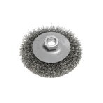 Vielinis diskinis šepetys 100 mm, suvirškintos vielos, plieno, M14
