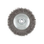 Vielinis diskinis šepetys 125 mm, suvirškintos vielos, plieno, M14