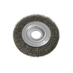 Vielinis diskinis šepetys 150 x 32 mm, suvirškintos vielos, plieno