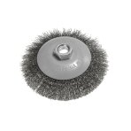 Vielinis ratų šepetėlis 115 mm, suvirškintos vielos, plieno, M14