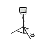 Viengubas prožektorius 100W SMD LED 8500lm ant 1,8 m trikojo su kabeliu