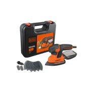 Vibracinis Šlifuoklis, 120 W MOUSE šlifuoklis 6 lapeliai su rinkiniu KA2500K-QS, Black&Decker