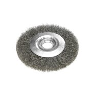 Vielinis diskinis šepetys 200 x 32 mm, suvirškintos vielos, plieno