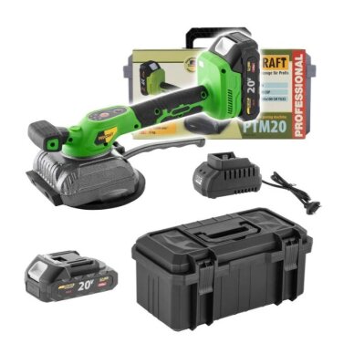 Vibracinis siurblys plytelėms kloti ProCraft PTM20-1b-c, 20V, 2.0Ah