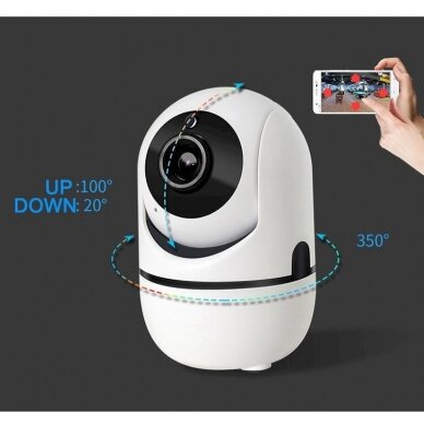 Vidaus IP kamera Feelspot FS-IC01W WiFi, Tuya 4 Vidaus IP kamera Feelspot FS-IC01W WiFi, Tuya 4