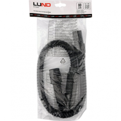 Žarna su purškikliu garų šluotom Lund (skirta 67220, 67221) 2 Žarna su purškikliu garų šluotom Lund (skirta 67220, 67221) 2