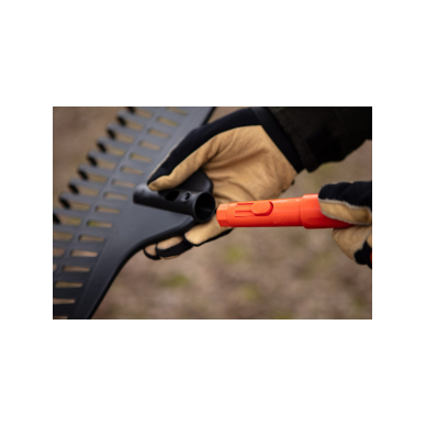 Vidutinio lapo grėblys, juodas 1 Vidutinio lapo grėblys, juodas 1