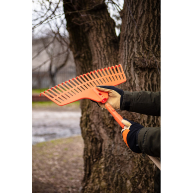 Vidutinio lapo grėblys, plastikinis 1