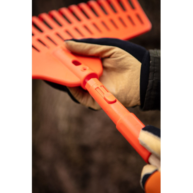 Vidutinio lapo grėblys, plastikinis 2