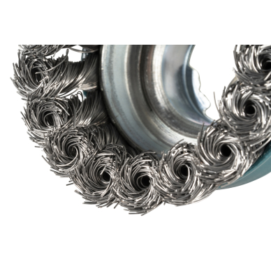 Vielinė šlifavimo taurė Makita D-73374, sukta viela, 0.35mm, Ø 80 mm, X-LOCK 2 Vielinė šlifavimo taurė Makita D-73374, sukta viela, 0.35mm, Ø 80 mm, X-LOCK 2