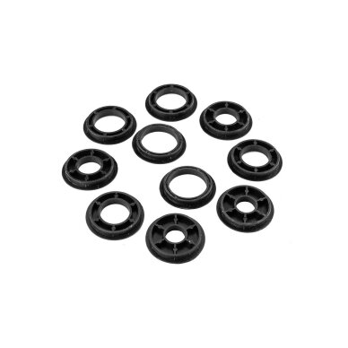 Vielinis diskinis šepetys 150 x 32 mm, surišta viela, žalvariu dengtas 2