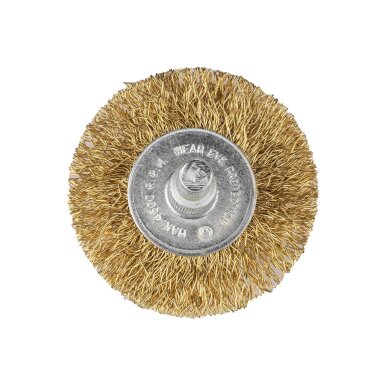 Vielinis diskinis šepetys, suvirškintos vielos, žalvario dengtos, 25, 38, 50, 63, 75 mm, 5 vnt. 5 Vielinis diskinis šepetys, suvirškintos vielos, žalvario dengtos, 25, 38, 50, 63, 75 mm, 5 vnt. 5