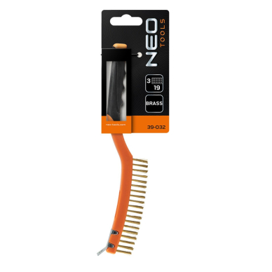 Vielinis šepetėlis, žalvario viela, 3x19 eilučių, su grandikliu 1 Vielinis šepetėlis, žalvario viela, 3x19 eilučių, su grandikliu 1