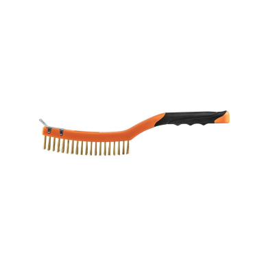 Vielinis šepetėlis, žalvario viela, 3x19 eilučių, su grandikliu Vielinis šepetėlis, žalvario viela, 3x19 eilučių, su grandikliu