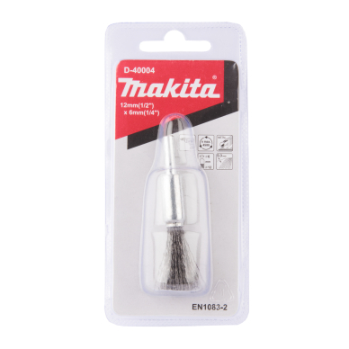 Vielinis šepetys Makita D-40004, 12MM X 6MM (Gręžtuvams) 1 Vielinis šepetys Makita D-40004, 12MM X 6MM (Gręžtuvams) 1