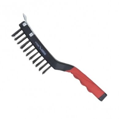 Vielinis šepetys - grandiklis DEDRA 2001P14, 340 mm Vielinis šepetys - grandiklis DEDRA 2001P14, 340 mm