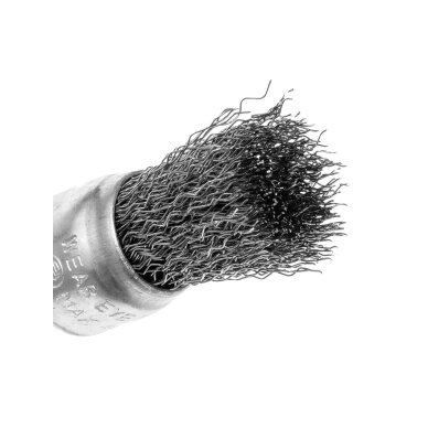 Vielinis šepetys kuginis 24 mm, suvirškintos plieninės vielos, su 6 mm blauzdomis 3 Vielinis šepetys kuginis 24 mm, suvirškintos plieninės vielos, su 6 mm blauzdomis 3