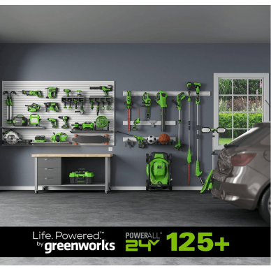 Akumuliatorinė viniakalė Greenworks G24BN, 24 V, (tik įrankis) 6 Akumuliatorinė viniakalė Greenworks G24BN, 24 V, (tik įrankis) 6