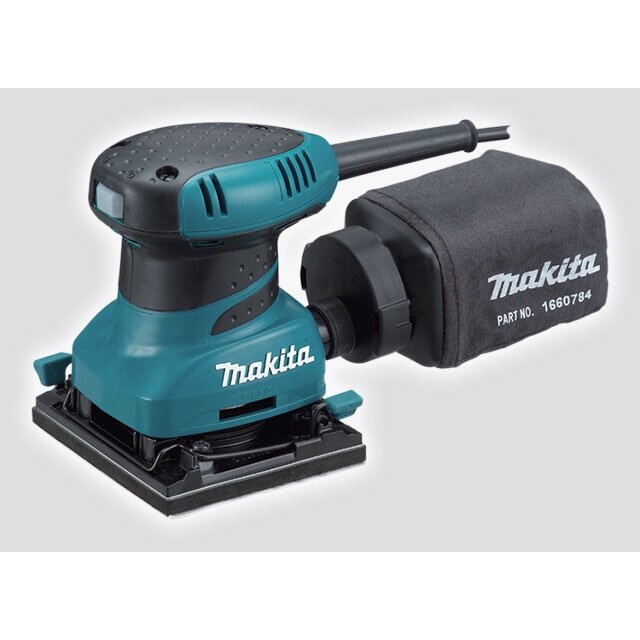 Vibracinis šlifuoklis Makita BO4555K, 200 W Vibracinis šlifuoklis Makita BO4555K, 200 W