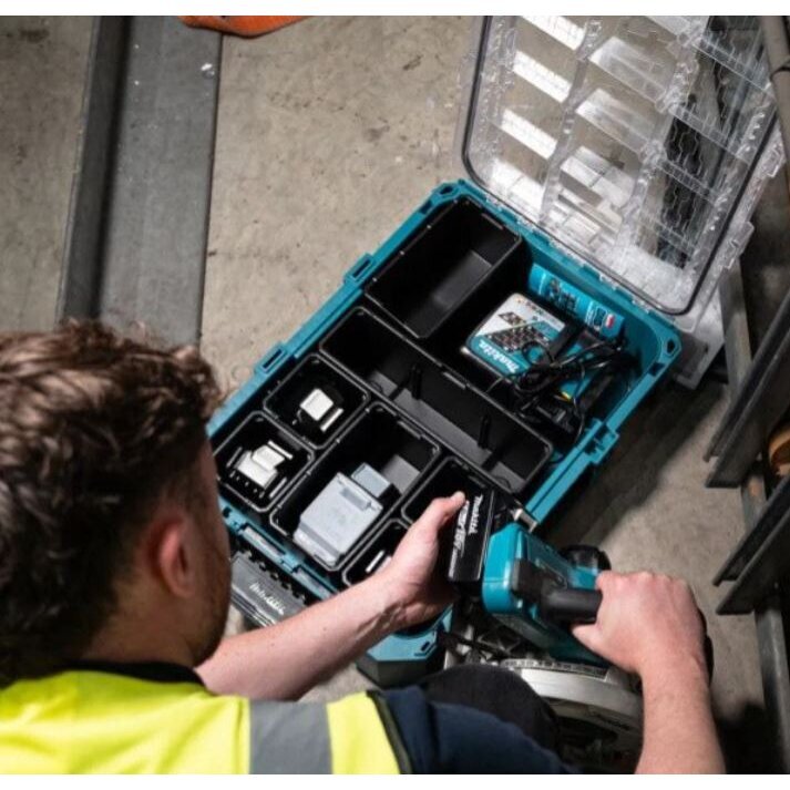 Gili vidutinio dydžio smulkių priedų dėžė Makita P-91045, 387x562x163 mm 4