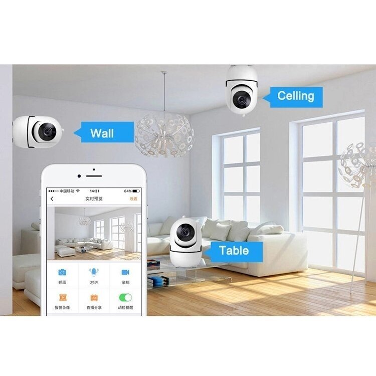 Vidaus IP kamera Feelspot FS-IC01W WiFi, Tuya 3 Vidaus IP kamera Feelspot FS-IC01W WiFi, Tuya 3