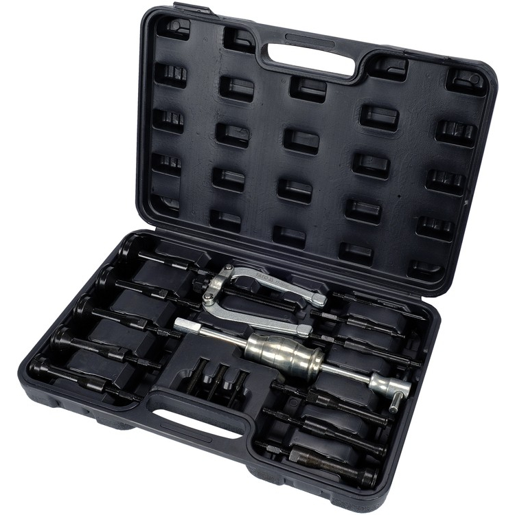 Vidinių guolių nuėmėjų komplektas su atbuliniu plaktuku | 15 vnt. (YT-25390) 1 Vidinių guolių nuėmėjų komplektas su atbuliniu plaktuku | 15 vnt. (YT-25390) 1