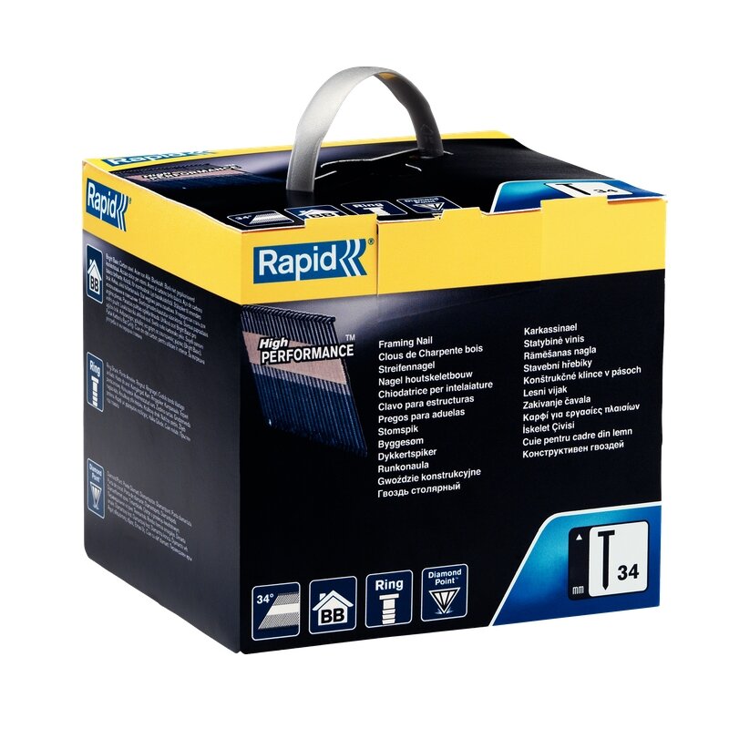 Vinys „Rapid" BB 34/75 mm 2500 vnt. Vinys „Rapid" BB 34/75 mm 2500 vnt.