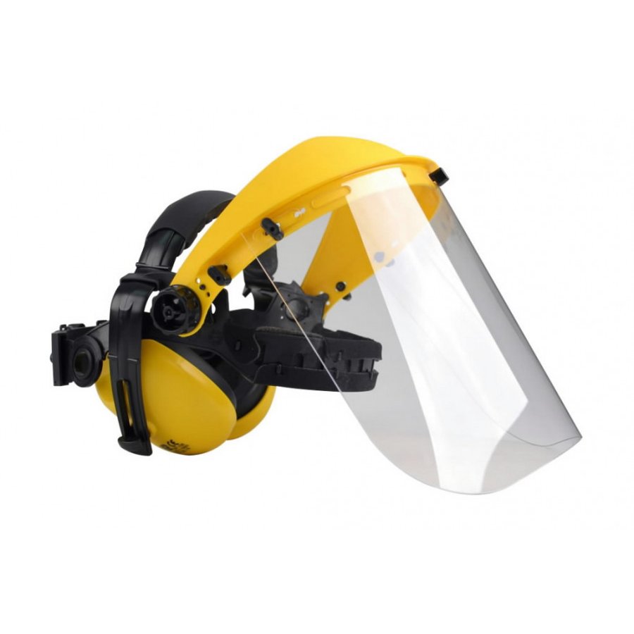 Visor polycarbonate with earmuffs, OREGON Visor polycarbonate with earmuffs, OREGON