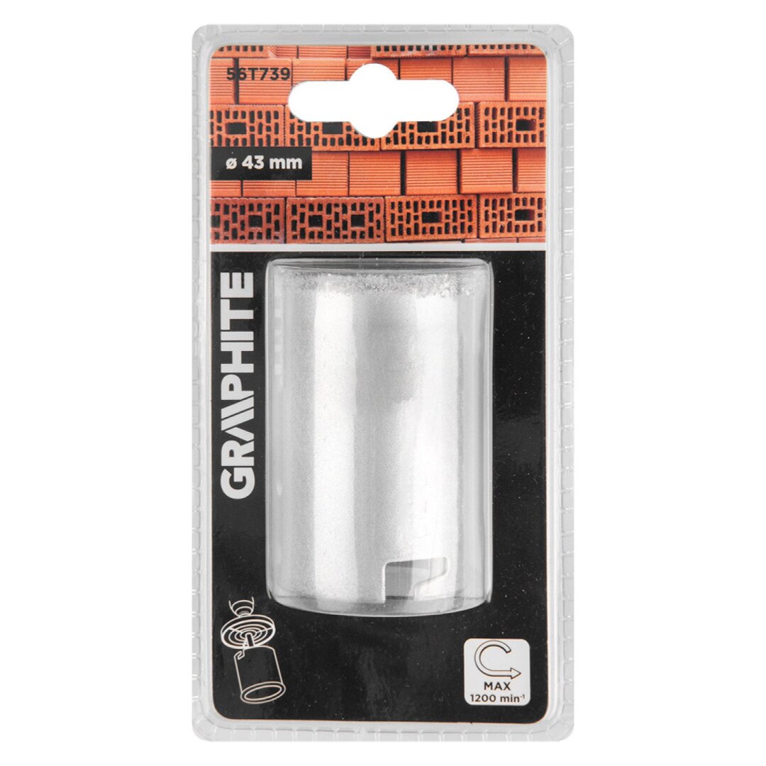 Volframo karūnos 43 mm 1