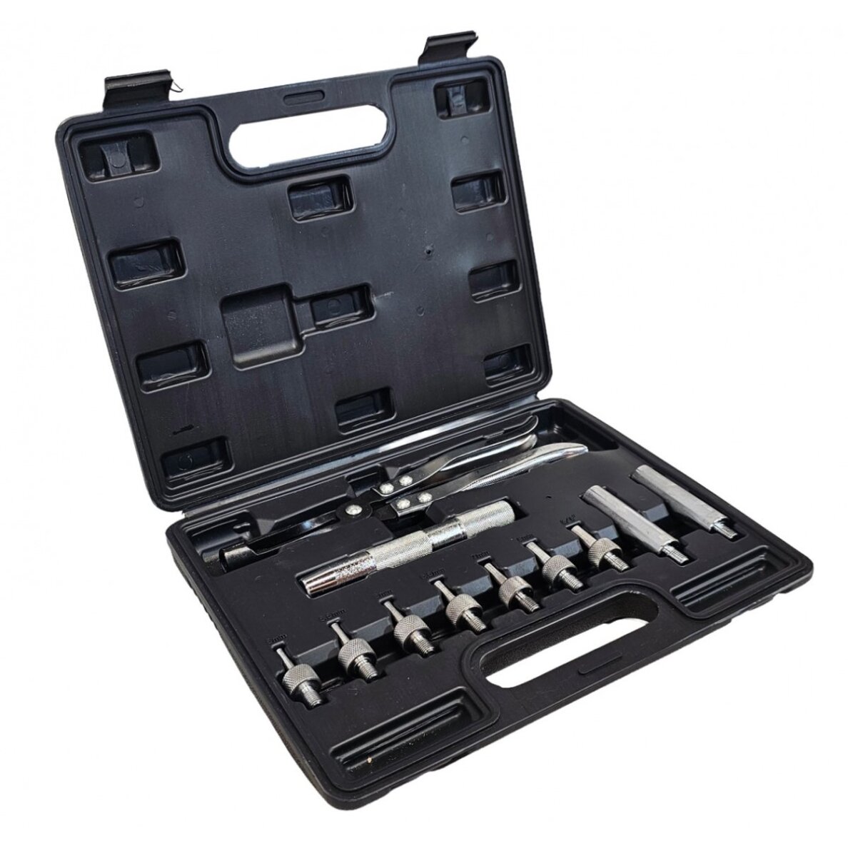 Vožtuvų gumyčių (riebokšlių) nuėmimo / uždėjimo įrankių rinkinys (SK024)