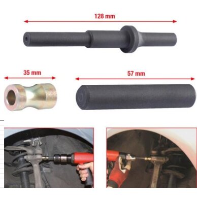 Volkswagen važiuoklės varžto išmušimo komplektas 2