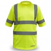Vyriški marškineliai, šviesą atspindintys, geltoni, dydis: L Dedra BH81T1-L