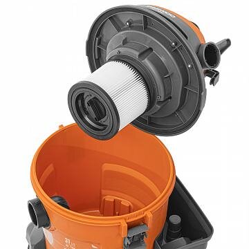 Sauso-drėgno valymo siurblys DAEWOO DAVC 2014S, 1400W, 20l 9
