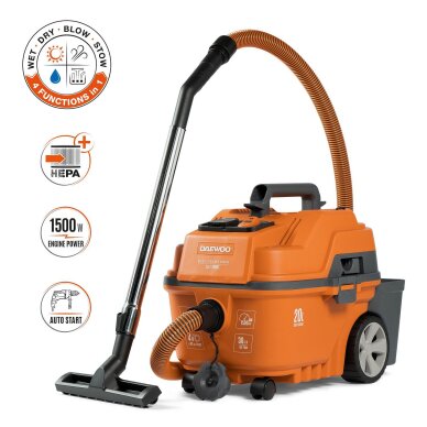Universalus dulkių siurblys DAEWOO DAVC 2000S, 1500W