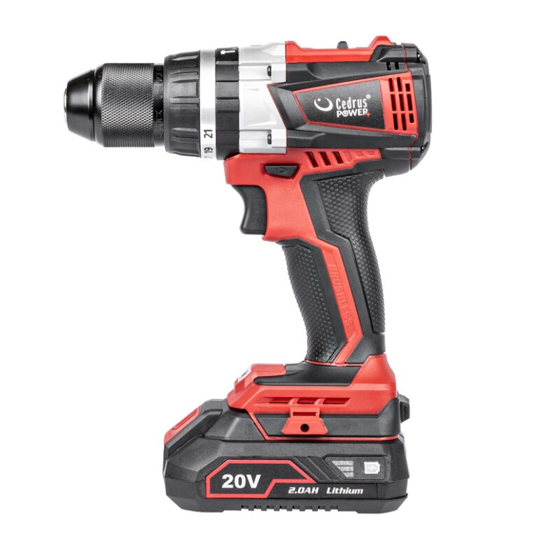 Akumuliatorinis smūginis suktuvas-gręžtuvas Cedrus CEDHD58LI-SET, 18V, 2x2.0Ah 2 Akumuliatorinis smūginis suktuvas-gręžtuvas Cedrus CEDHD58LI-SET, 18V, 2x2.0Ah 2