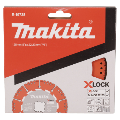 X-LOCK deimantinis diskas kampiniams šlifuokliams, gelbėjimo darbams Makita E-19738 3 X-LOCK deimantinis diskas kampiniams šlifuokliams, gelbėjimo darbams Makita E-19738 3