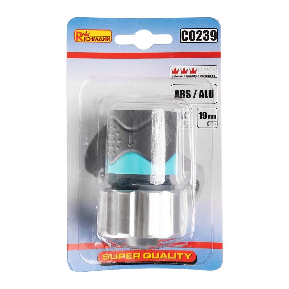 Žarnos jungtis ABS/ALU 3/4" Richmann 2 Žarnos jungtis ABS/ALU 3/4" Richmann 2