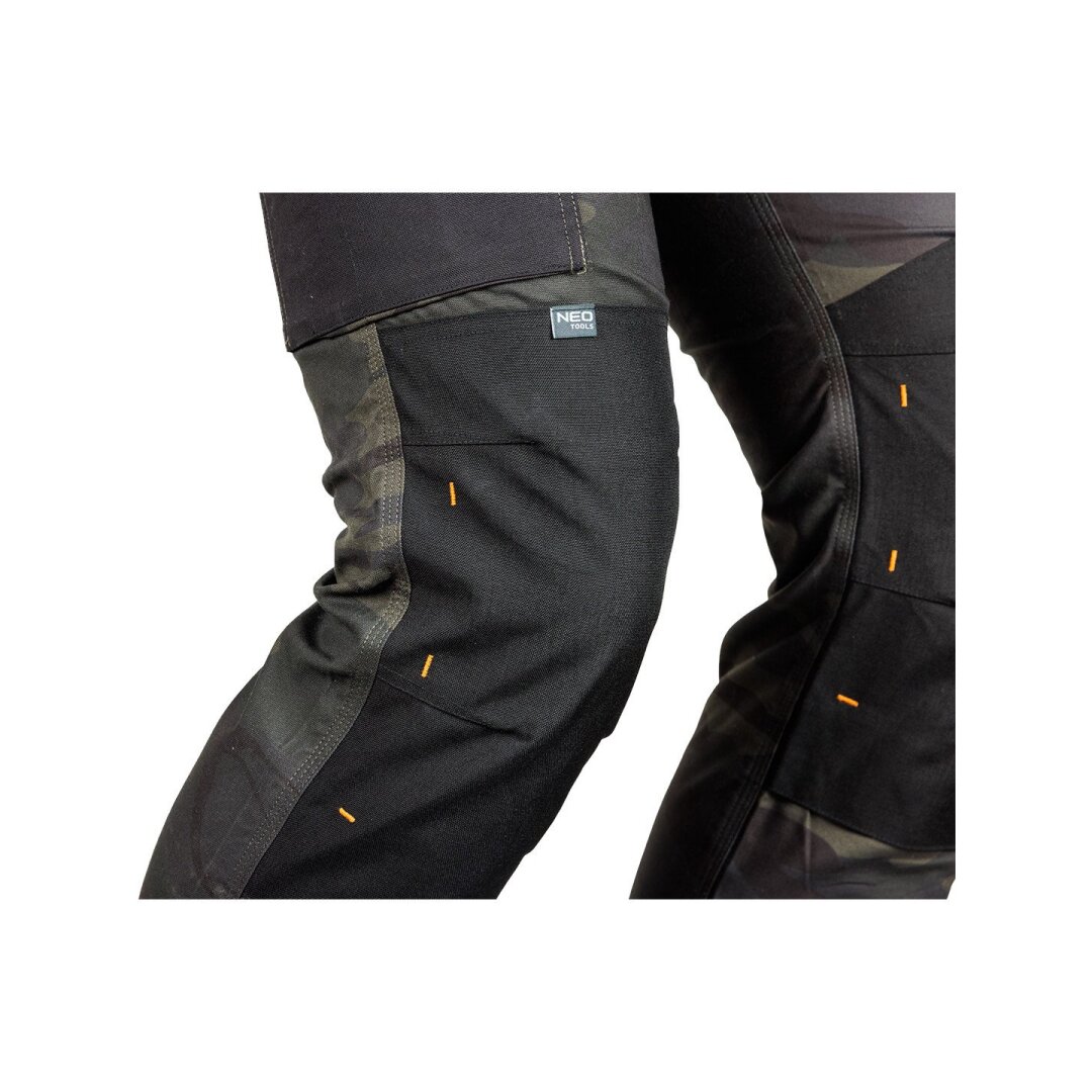 Žalia spalva „Mix&Match“ darbo kelnės, drobė, sutvirtintos „Cordura“ medžiaga, dydis L 5 Žalia spalva „Mix&Match“ darbo kelnės, drobė, sutvirtintos „Cordura“ medžiaga, dydis L 5