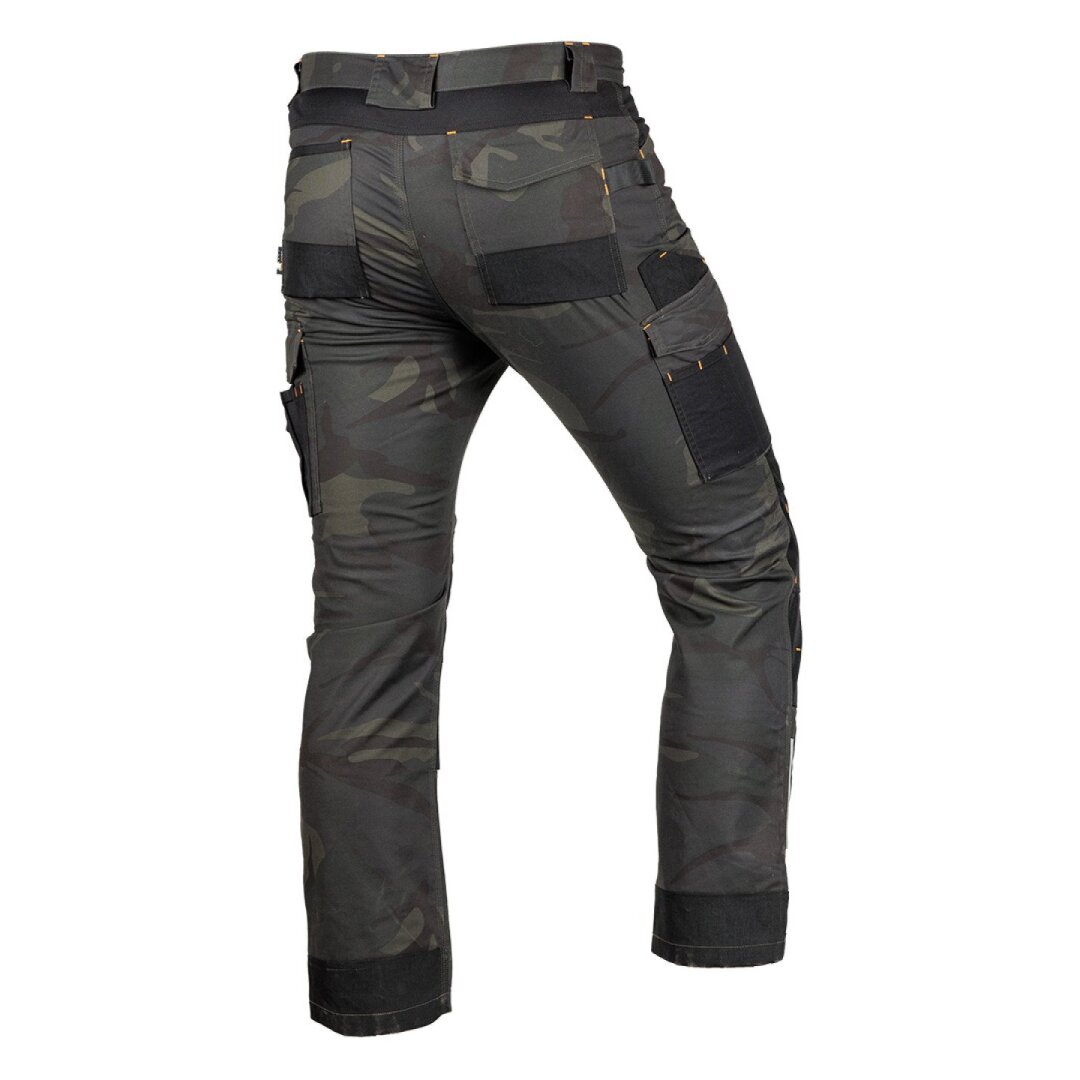 Žalia spalva „Mix&Match“ darbo kelnės, drobė, sutvirtintos „Cordura“ medžiaga, dydis XS 1