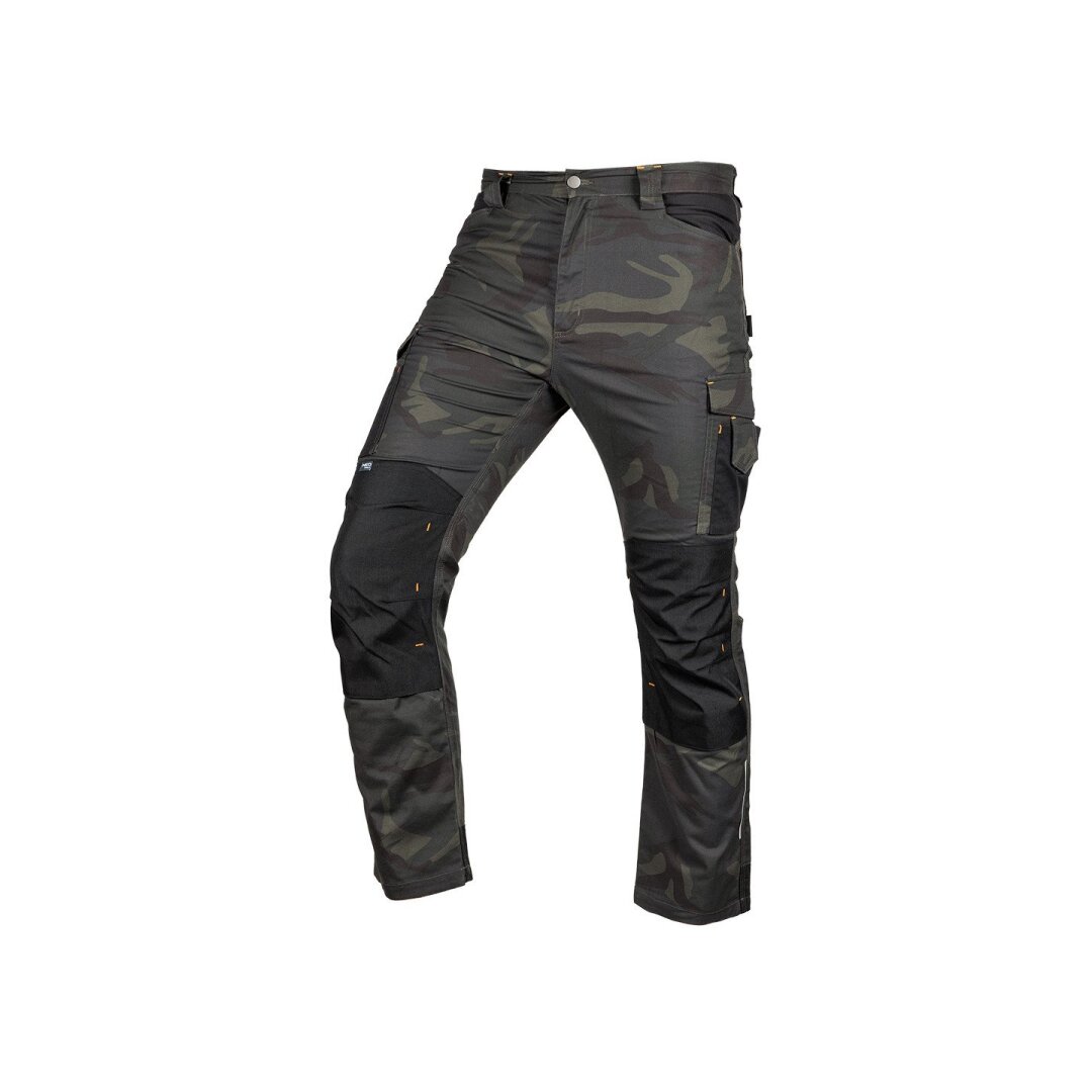 Žalia spalva „Mix&Match“ darbo kelnės, drobė, sutvirtintos „Cordura“ medžiaga, dydis XXL